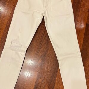 Abercrombie & Fitch Cream Jeggings